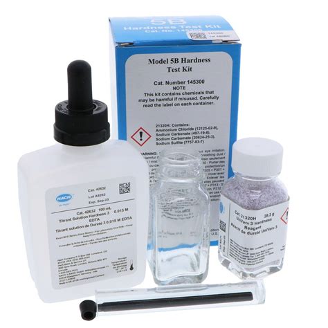 5b hardness test blue before drops|total hardness test kit.